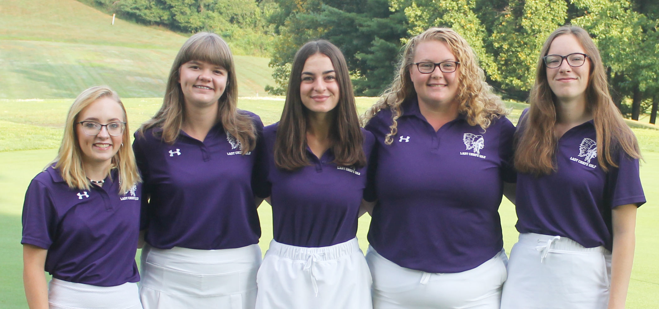 Lady Chiefs golf letter-winners